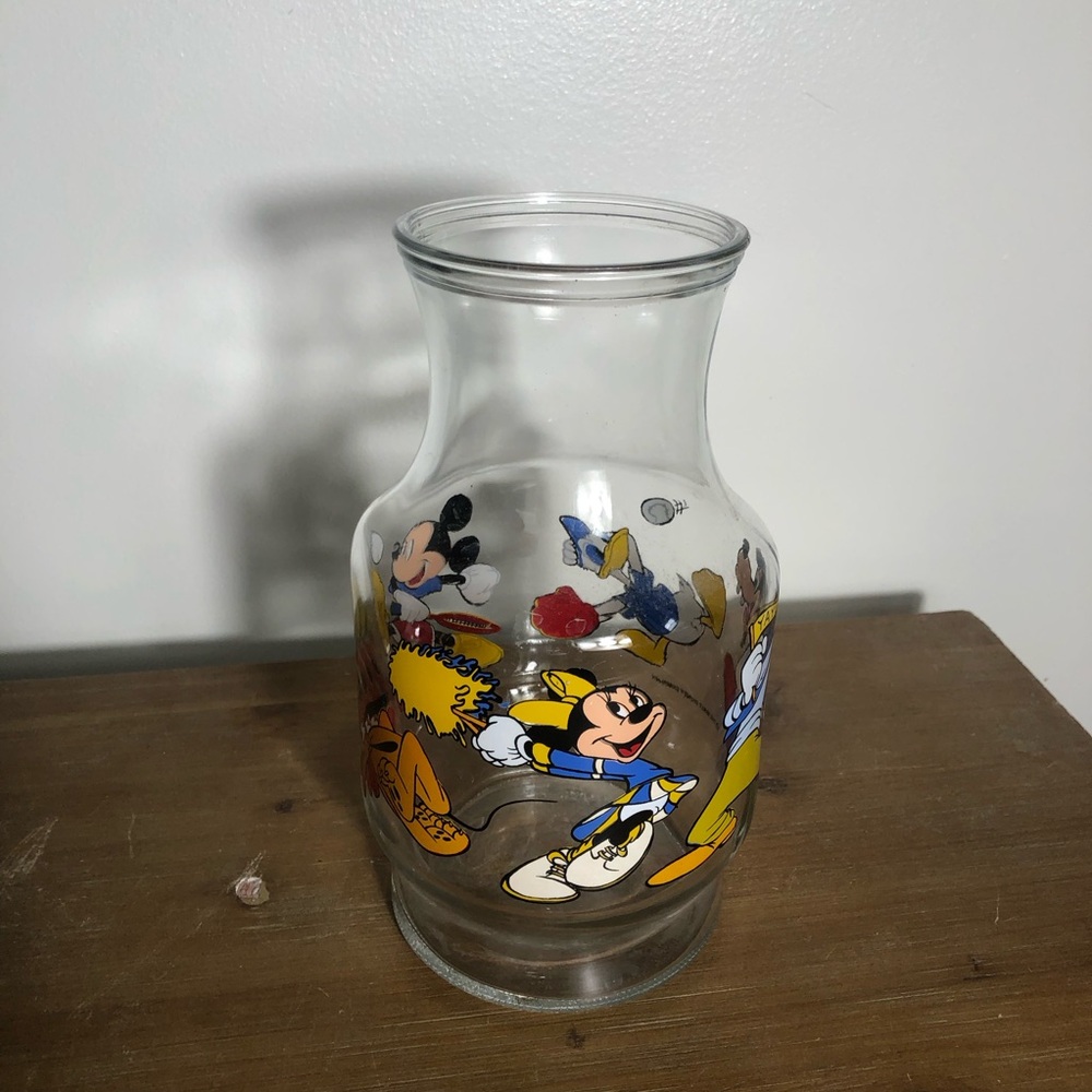 Vintage Walt Disney juice jar vase